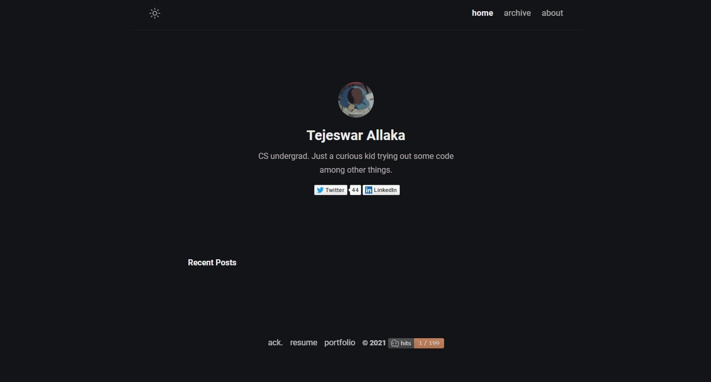 Serverless websites